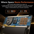 thumbnail image 6 of Chheart 2025 Gaming Laptop 16 inch Laptop Computer with AMD Ryzen 7 5825U,32GB,DDR4 SODIMM x 2,1T SSD,Fhd,Windows 11 PRO,WiFi 6,Backlit Keyboard, 6 of 7