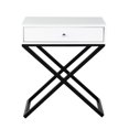 thumbnail image 3 of Table with Tempered Glass Top and Interior Drawer | Applicable in Multiple Scenes | Offers a Spacious Storage Solution, 3 of 3