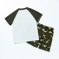 thumbnail image 4 of Caqnni Baby Kids Boys Elastic Shorts Set 6 12 18 24 Months 3T 4T Short Sleeve Shirt with Elastic Waist Shorts Outfits Set Pjs Kids Gift 2PCS Pajamas Outfits (5-6 Years), 4 of 9