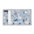 thumbnail image 2 of JIALIOU Nylon Trifold Card Wallet with ID Window Zipper Pocket for Men Women Teen Llamas Cactus Mountains Rainbow, 2 of 7