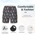 thumbnail image 3 of Fotbe Garden Gnomes Traje de Baño para Hombre – Shorts de Natación de Secado Rápido con Forro y Bolsillos-XX-Large, 3 of 6