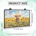 thumbnail image 7 of Renewold Stove Top Cover Protector Non-skid Ceramic Electric Cooktop Cover for Glass Stove Top Versatile Flat Top Oven Cover for Kitchen Counter Top, Highland Cow Sunflower, 7 of 7