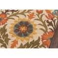 thumbnail image 3 of Momeni  Tangier Hand-tufted Wool Floral Area Rug 8' x 11' Geometric 8' x 10' Indoor,Handmade Bedroom,Living Room,Dining Room Brown Rectangle, 3 of 5
