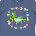 thumbnail image 4 of Inktastic Praying Mantis with Flowers and Leaves Boys or Girls Baby T-Shirt, 4 of 5
