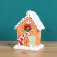 thumbnail image 2 of Christmas Gingerbread House Figurine Handmade for Home Shops Christmas Party, 2 of 5