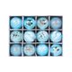thumbnail image 1 of Injueey Juego de bolas de Navidad brillantes con acabado mate esmerilado que ofrecen una excelente resistencia a las roturas Kits de decoración para fiestas estilo azul, 1 of 6