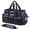 CeruleanBlue, variant on Beige Foldable Divider Cleaning Supplies Organizer With Handle And Shoulder Straps