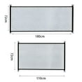 thumbnail image 2 of XIBUFE 2026 New Gate for Dogs Folding Mesh Gate Indoor and Outdoor for Doorways,Hallways,Stairs,Pets,Small Dogs,Puppies, 2 of 7