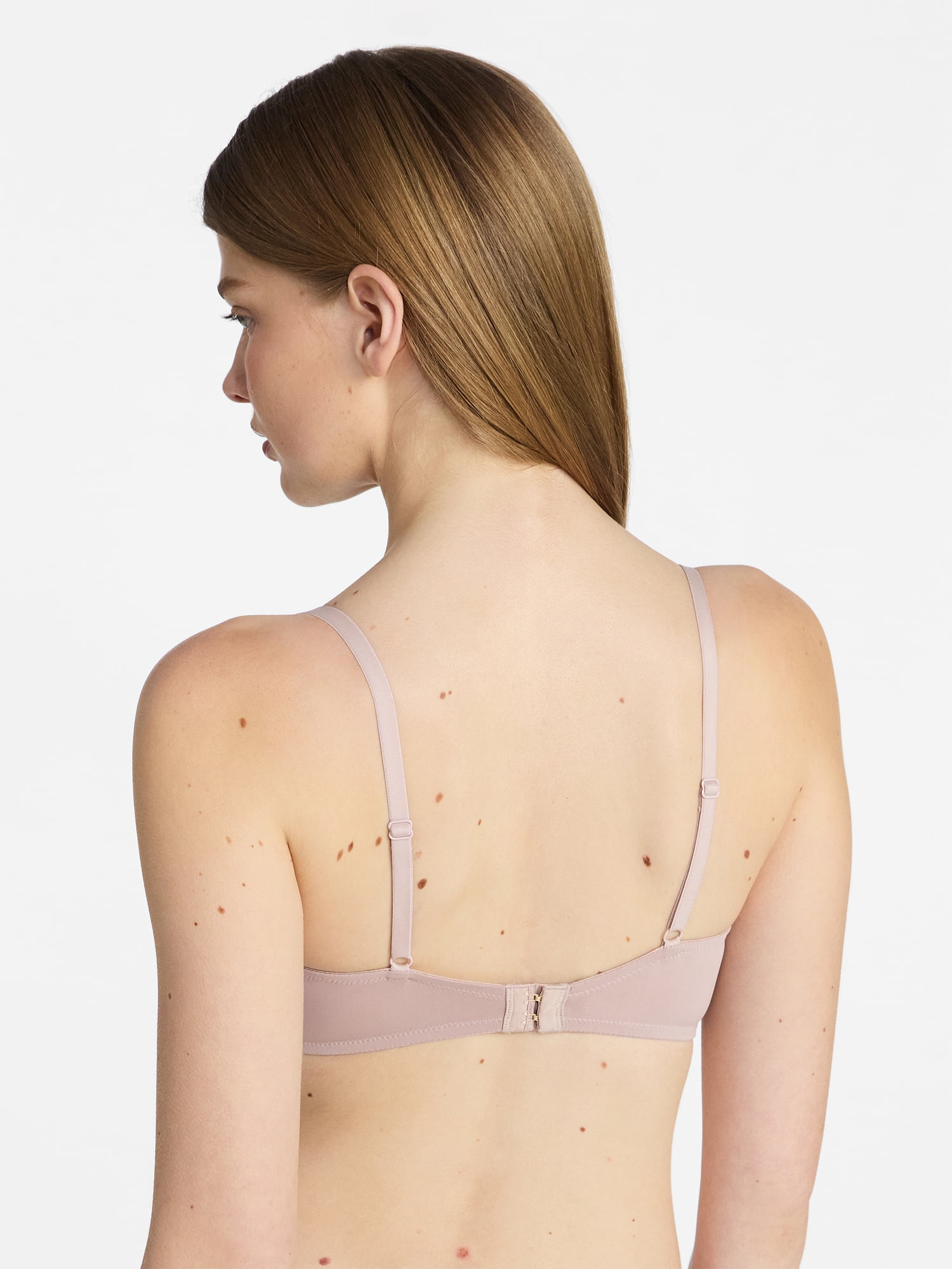No Boundaries Women’s Smooth Micro Push Up Bra, Sizes 34AA-42DD