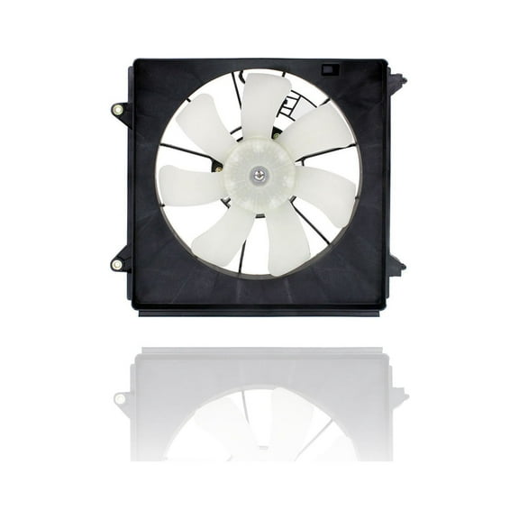 A/C Condenser Fan Assembly - Pacific Best Inc. Fit/For 38616R40A02 08-12 Honda Accord Sedan/Coupe 4 Cylinder Toyo/Tokai-Design Only - Right Hand Side