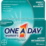 One A Day Women's Active Metabolism Multivitamin, 50 Count