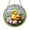 Acrylic 3.5 Inch, variant on Decorative Duck Stained Glass Window Hanging with Egg Detail and Soft Spring Color Palette