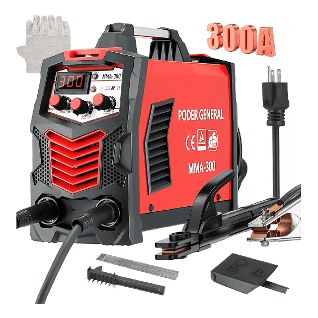 Soldadora Inverter Mma-300a Máquina De Soldar Portátil 110v