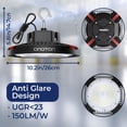 thumbnail image 4 of Lámpara LED de gran altura CINOTON, 160 W, 24 000 LM, 5000 K, IP65, con certificación ETL, 4 of 9