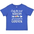 thumbnail image 3 of Inktastic Only the Best Nieces Get Promoted to Cousin Boys or Girls Baby T-Shirt, 3 of 5
