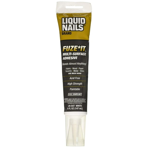 Liquid Nails LN-547 FuzeIt Multi-Purpose Repair Adhesive (5-Ounce ...