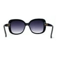 thumbnail image 4 of Womens Rhinestone Jewel Hinge Oversize Butterfly Designer Sunglasses Slate Tortoise Smoke, 4 of 4