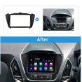 thumbnail image 3 of 3X Double Din Car Radio Fascia Trim Kit Install Frame DVD Panel Stereo Interface for IX35 2010+ 178X102mm, 3 of 6