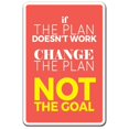 thumbnail image 1 of SignMission Z-si le Plan Ne Fonctionne Pas 8 x 12 Po. Si le Plan Ne Fonctionne Pas Panneau - Citation Inspiration Motivation, 1 of 1