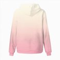 thumbnail image 6 of TOWED22 Girls Hoodies Cute Long Sleeve Oversized Gradient Colors Pullover Sweatshirt Tops with Kangaroo Pocket,Pink,2-3 Y, 6 of 6