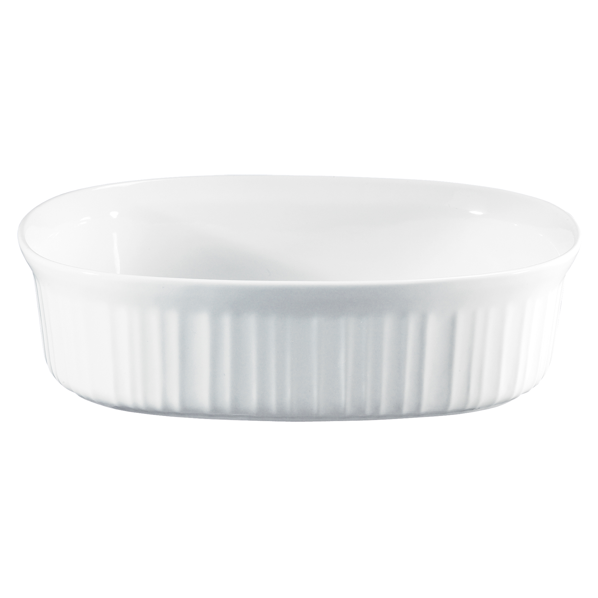 CorningWare French White 2.5-Quart Oval Baking Dish with Lid photo 2