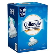 Cottonelle Fresh Care Flushable Wipes, 560 Wipes