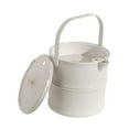 thumbnail image 2 of Cubo de basura para desechos de té, contenedor de basura portátil para accesorios de cubierta con contabilidad Blanco, 2 of 9