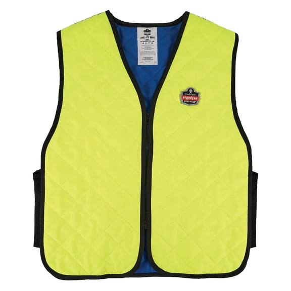 Ergodyne unisex adult Embedded Polymers, Zipper Closure Tools, Lime, Large