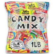 Gift Bulk Candy (1 Pound) SMALL BAG of Snack Mix with Skittles, Swedish fish, Twizzlers, Airheads, Jolly Rancher, Sour Patch Kids, Haribo, Sour Punch, and Gobstoppers