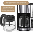 thumbnail image 2 of CE200 12-Cup Glass Coffee Pot Replacement Compatible with Coffee Brewer Maker Models CE251 CE201 CE201C CE200 CE200C Model# XGLSLID200, 2 of 4