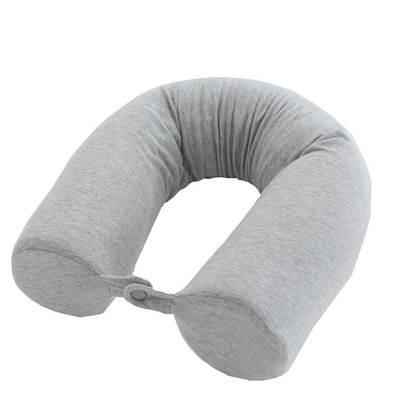 Twist Memory Foam Travel Pillow for Neck, Chin, Lumbar and Leg Support - Neck  Pillow for Traveling on Airplane - Best for Side, Stomach and Back Sleepers  - Adjustable, Bendable Roll Pillow 