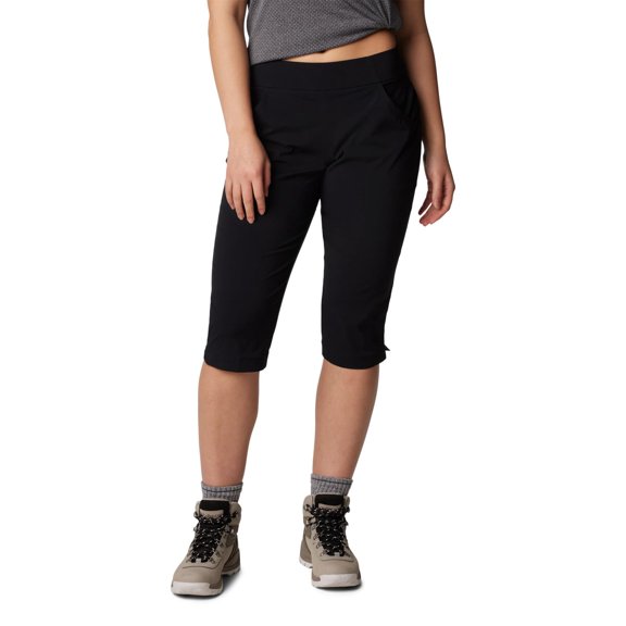 Columbia Anytime 1768151-010 Pants Women's XS Black Pull-On Casual Capri ERK1295