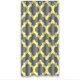 thumbnail image 1 of ABPHQTO Cortina de ducha impermeable con diseño de quatrefoil de azulejos marroquíes grises y amarillos 90x180 cm, 1 of 2
