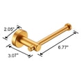 thumbnail image 3 of IVV Bathroom Hardware 3pcs/Set, Thicken Metal Towel Bar, Round Towel Holder, Aluminum Toilet Paper Holder, Gold, 3 of 10