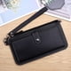 thumbnail image 2 of Monedero largo para mujer a la moda, tarjetero de PU, monedero, bolso de mano para mujer, plegable, grande Negro jinwen billetera larga mujer, 2 of 6