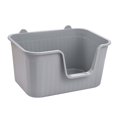 thumbnail image 1 of Caja de arena para gatos jinwen parte abierta Gris XL 63 cm x 33 cm x 44 cm, 1 of 8