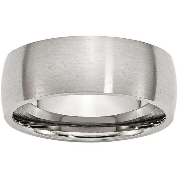 Stainless Steel 8mm Brushed Band