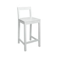 thumbnail image 6 of Mainstays 24" Counter Height Wood Barstools with Back, Set of 2, White, 6 of 11