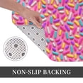 thumbnail image 6 of Yiaed Colorful Donuts 1 Print Flannel Doormat Mat Outdoor Indoor Door Mats,Welcome Matt Outdoor Front Door Mat Doormat Outdoor Mat Outdoor Mat,16"x24", 6 of 7