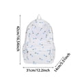 thumbnail image 2 of 2026 New Floral Canvas Backpack Women Backpack Purse Print Casual Women's Backpack Fashion Rucksack Shoulder Bags Casual Travel Daypack Back to School Backpack(Red), 2 of 4