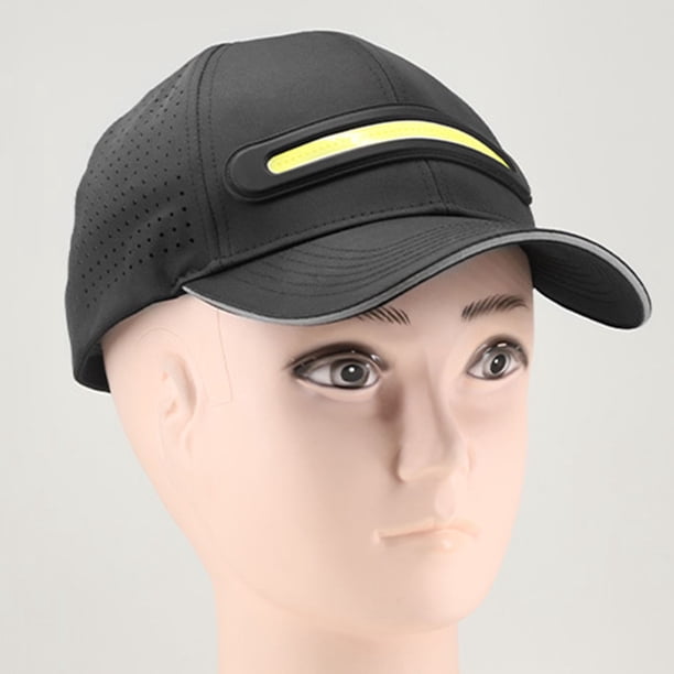 Gorra Gorra Con Luz LED Sombrero Para El Sol Recargable Por USB Sombrero Con Luz LED Portátil Para Actividades Al Aire Libre Correr De Noche
