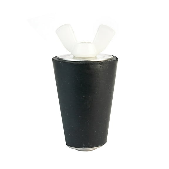 Lamprey Hardware #5-7 Universal Rubber Winter Plug for 1 inch to 1.25 inch Holes - Tapered Variety Multipurpose LHTP57