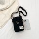 thumbnail image 3 of Bolsa De Teléfono Bolso del teléfono Moda Smartphone Holster Riñonera Mini Crossbody Bag (Negro), 3 of 8