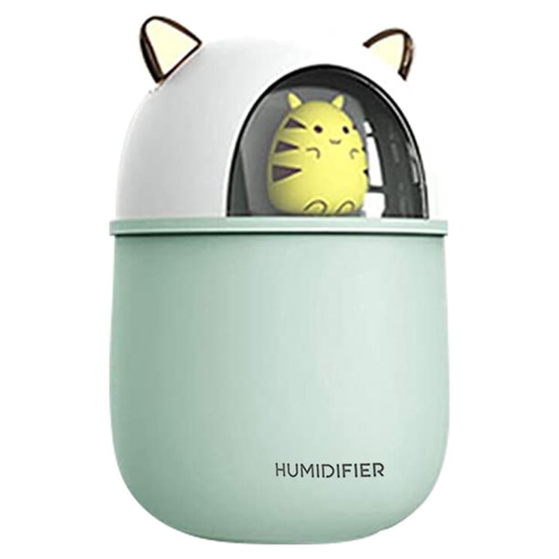 Matsuzay Humidificador portátil - Humidificador de aire USB de 300 ml Humidificadores Verde 0108#