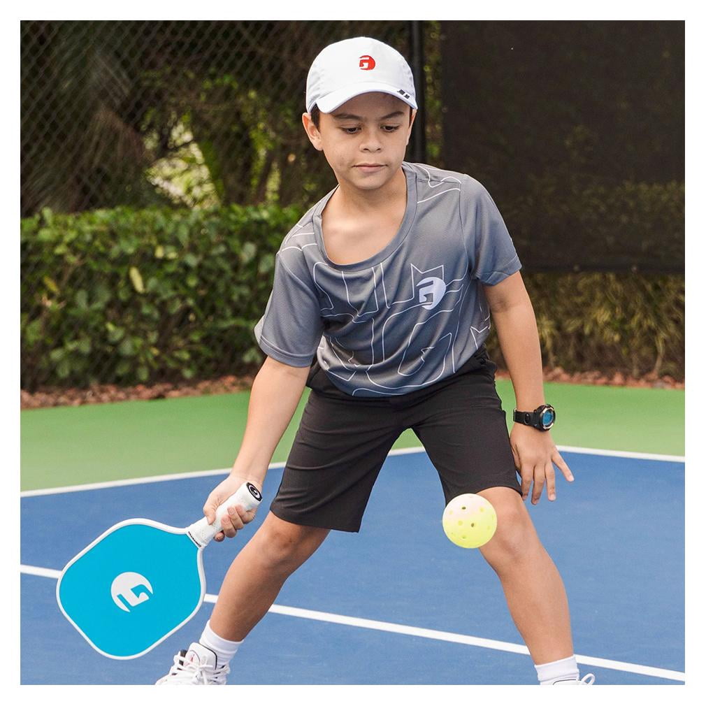GAMMA Fusion React Pickleball Paddle, Fiberglass Surface, Blue, 7.9 oz.