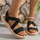 thumbnail image 1 of WILLBEST Sandalias De Plataforma Para Mujer, Sandalias Planas Casuales Para Mujer, Sandalias Florales, Sandalias Para Mujer, Zapatillas Para Mujer, 1 of 5