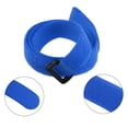 thumbnail image 3 of Unique Bargains 5 Pcs Sangles à Crochets et Boucles 1 Pouce x 31 Pouces Sangles de Fixation Réutilisables Attache de Câble (Bleu), 3 of 4