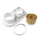 thumbnail image 2 of Reemplazo Del Limpiador De La Cubierta De La Zapata Antipolvo Del Husillo Para La Fresadora De Grabado De Enrutador CNC, Blanco + Beige (75 Mm, 80 Mm, Husillo de 80 mm Macarena Bota de zapato de polvo CNC, 2 of 8