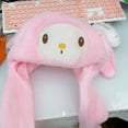 thumbnail image 5 of Sanrio Winter Hat Kawaii Cinnamo Roll Hat Ears Move Cartoon My Melody Children Cap Warm Sweet Student Winter Warm Hat Girls Gift, 5 of 11