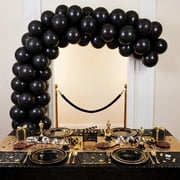 12 Black Latex Balloons, 15 Pieces, by Way To Celebrate